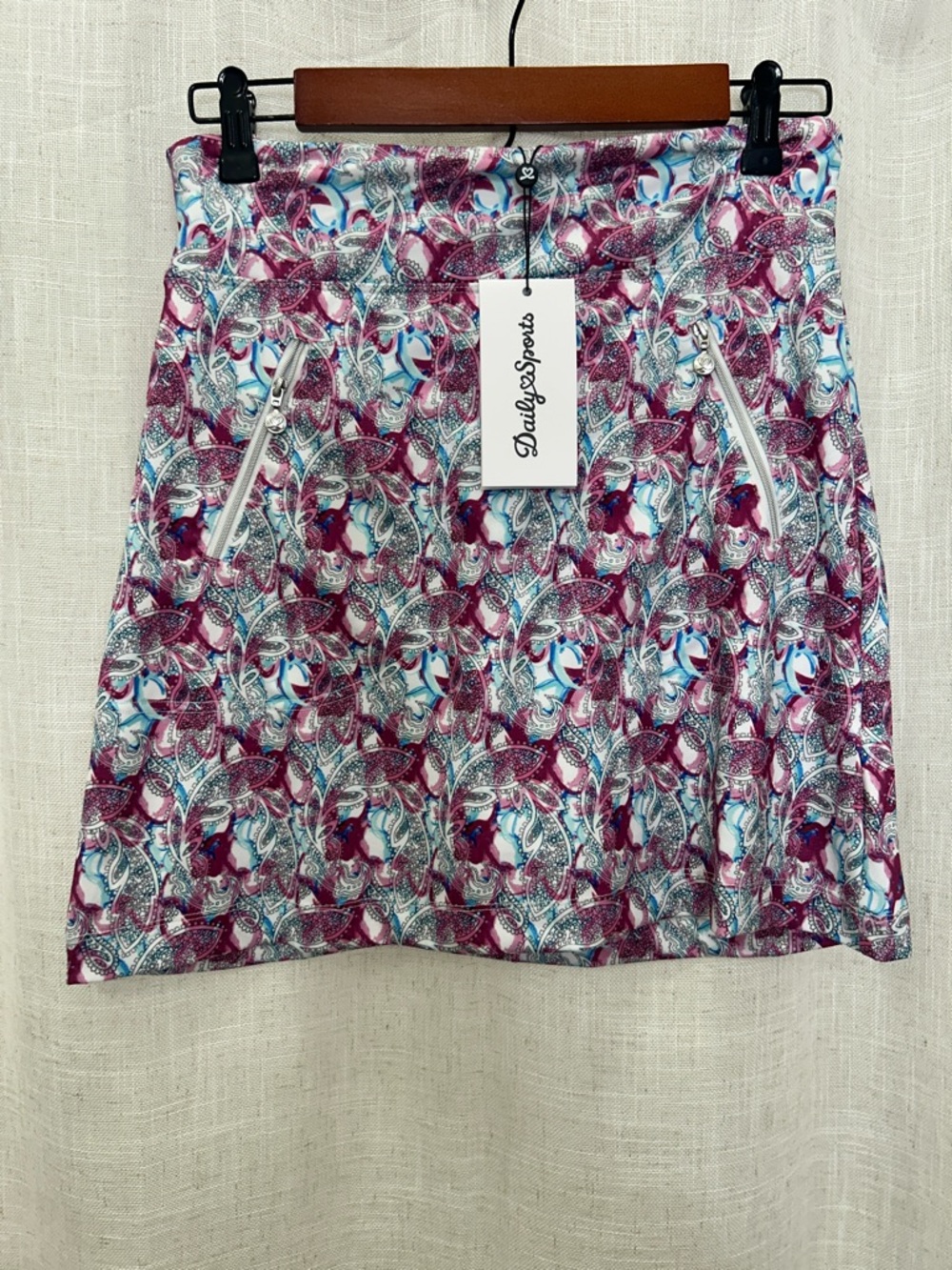 Daily Sports Paisley Print Athletic Skort Size X-Small Brand New W/Tags